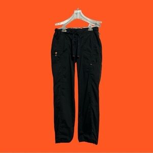 Trekking Trousers Midnight Color Multi Pockets Drawstring Waist pant Legs Loops